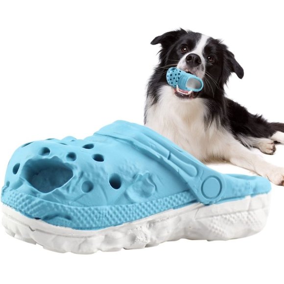 Durable Rubber Slipper Toy for Puppy, Dog Tough Toys for Pet Training